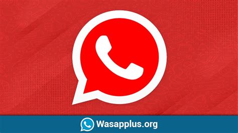 Descargar WhatsApp Plus Rojo APK 2024 .